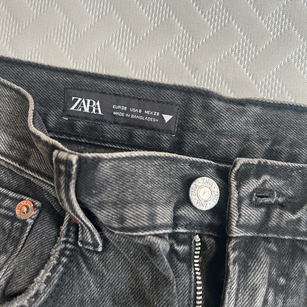 Zara Charcoal Denim Pants